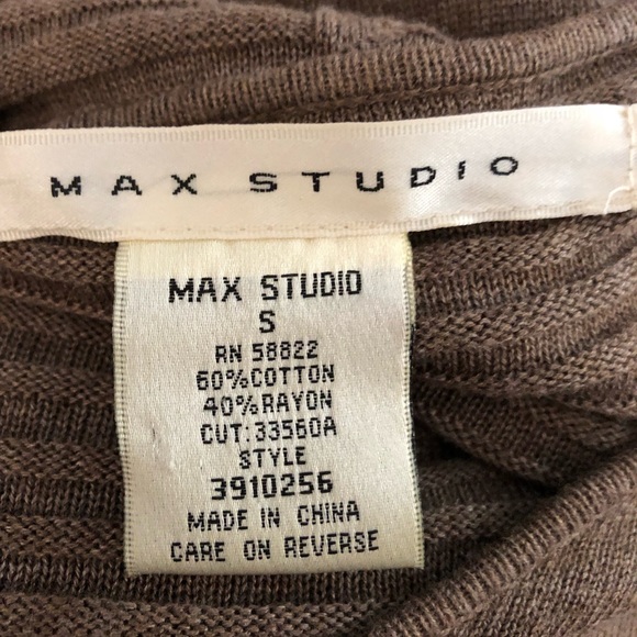 Max Studio Women's Size S Tan Casual Sweater Dress - Picture 4 of 4